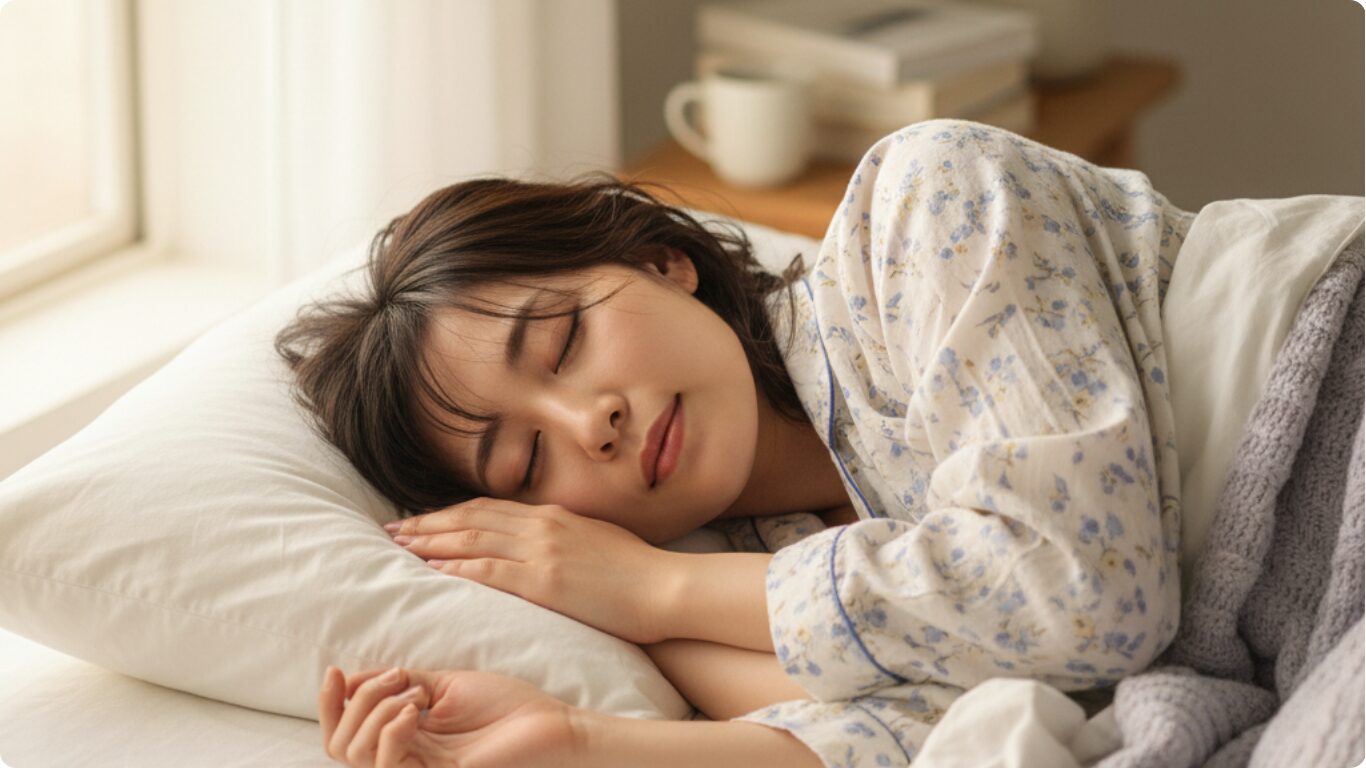 妊活中の睡眠時間は7〜8時間が最適？不妊への影響と質を高める方法を解説します。