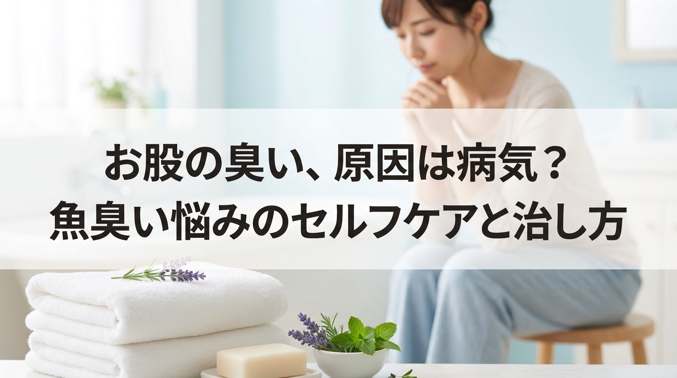 お股の臭い、原因は病気？魚臭い悩みのセルフケアと治し方