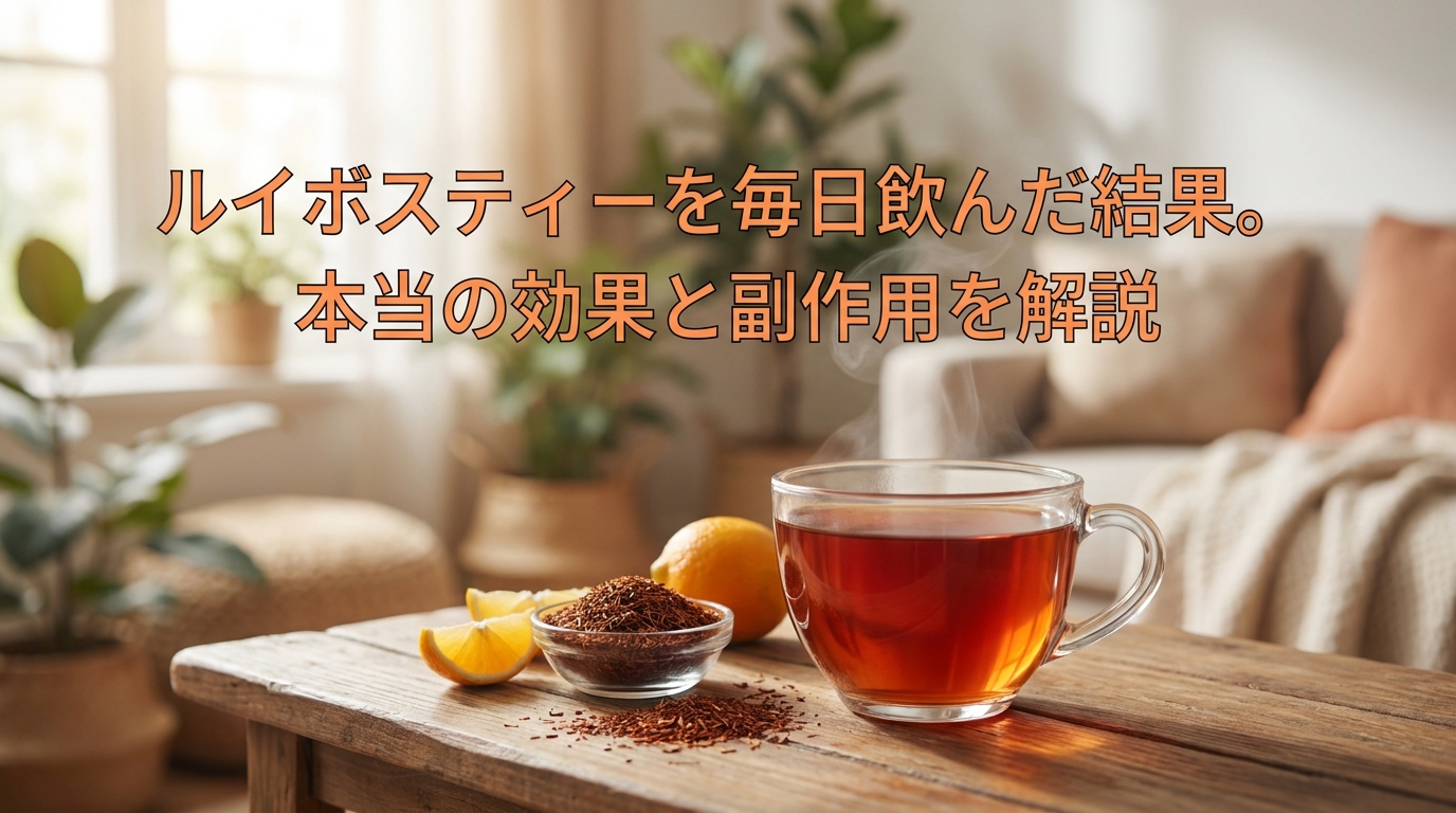 ルイボスティーを毎日飲んだ結果。本当の効果と副作用を解説