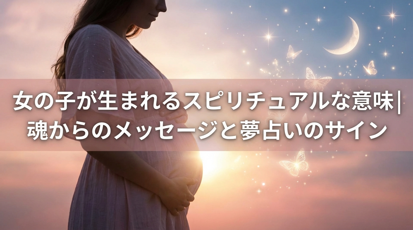 女の子が生まれるスピリチュアルな意味｜魂からのメッセージと夢占いのサイン