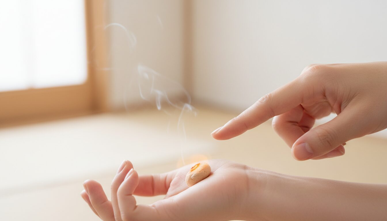 お灸で効果アップ！自宅でできるセルフお灸のやり方