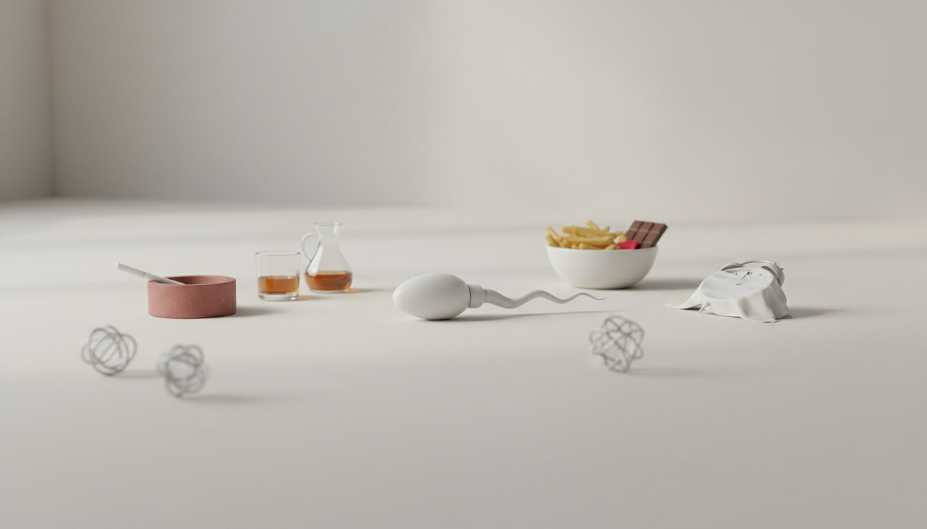 精子の酸化ストレスを増加させる日常生活に潜む5つの原因